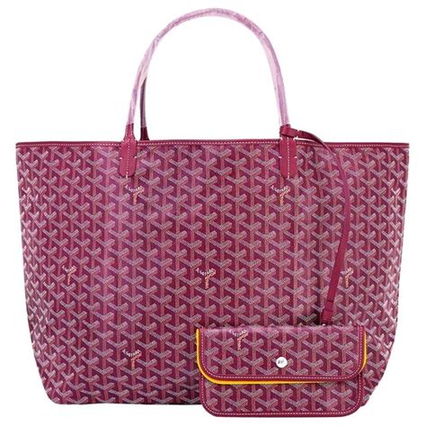 goyard bag burgundy